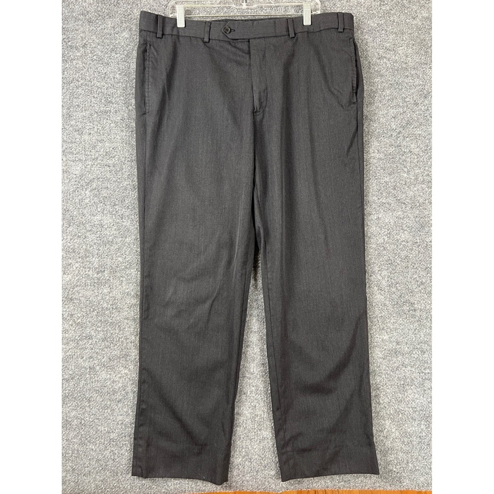 Brooks Brothers Dress Pants Mens 38x29 Charcoal Gray Wool Madison Fit Preppy